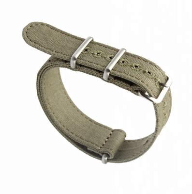 China Fashion. Free Sample Sport Canvas Watch Band With Metal Buckle Size Quality NATO Watch Strap 18Mm 20Mm 22Mm 24Mm for sale