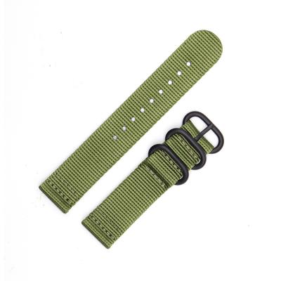 China New Hot Selling Nylon Fabric Stainless Steel Watch Bands Straps For Straps for sale