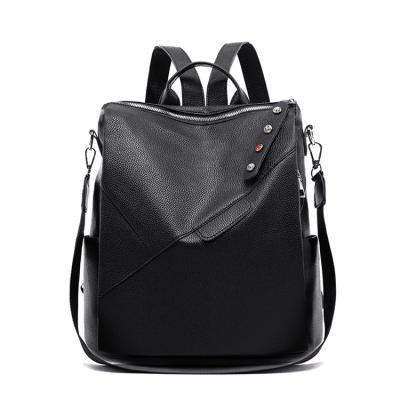 China Waterproof Latest Hot Sale Fashion Mini Leather Women Backpack Bag for sale