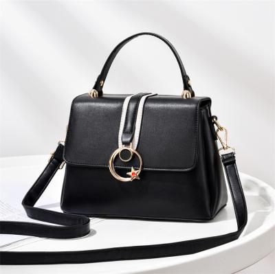 China New small style portable yellow Korean cheap fashion young woman PU leather handbag packaging for sale