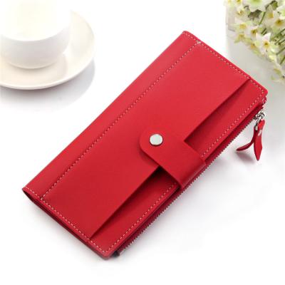 China Low price ladies waterproof pars hand ladies wallet famous brand leather lady purse women wallet for sale