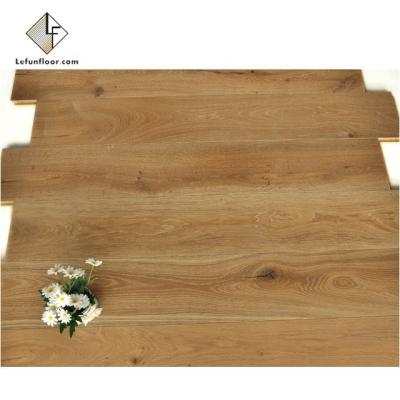 China Traditional indoor use brush European white oak flooring for sale