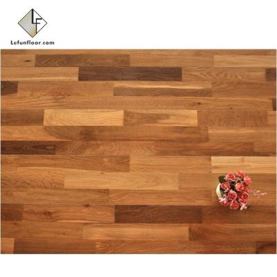 China Modern Brown 3 Ply 3 Strip White Oak Engineered Wood Flooring for sale