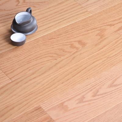 China Traditional Single Plank Red Oak Wood Parquet For Apartment for sale