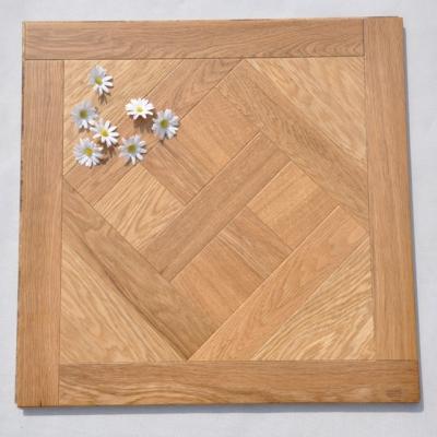 China Modern Natural White Oak Flooring Versailles Color Wood Parquet for sale