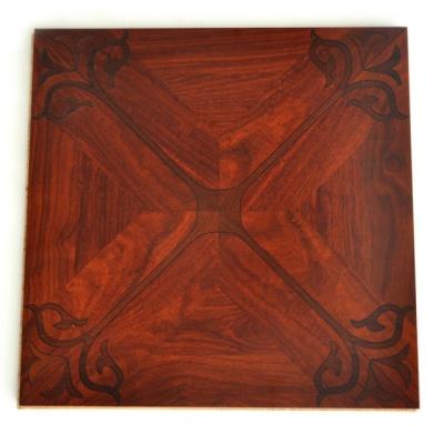 China Art Traditional Parquet Dark Color Wood Flooring Price For Sale for sale