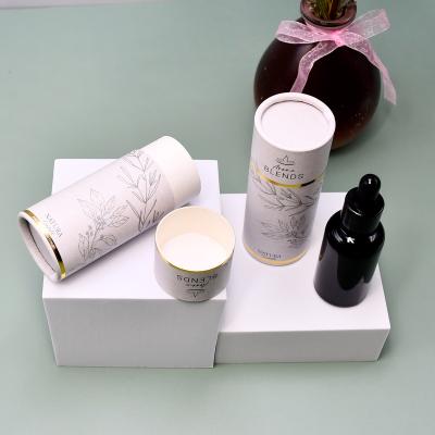 China Recycled Materials Cardboard Container Deodorant Skin Care Custom Eco Friendly Type Cardboard Paper Tube Packaging For Cosmetic for sale