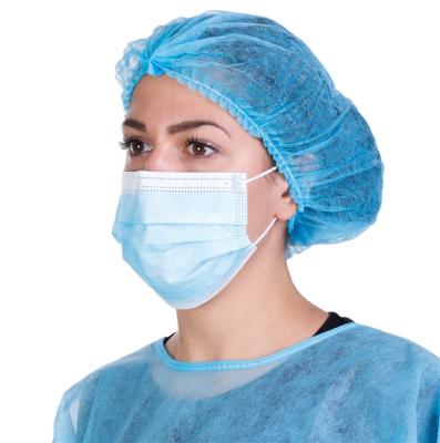 China With earloop China factory wholesale medical 3 ply disposable face mask in low price for sale