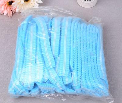 China Eco - Friendly Factory Wholesale Nonwoven Clip Surgical Cap , Crowd Cap for sale