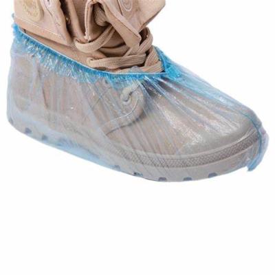 China PE Shoe Covers Plastic Waterproof Shoe Covers Boot Covers Cheap Disposable PE Shoes Cover for sale