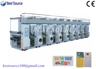 China High Speed 7 Motor Equip Computer Control Rotogravure Printing Machine for sale