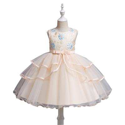 China New Style Summer Girls Night Party Breathable Princess Dress Flower Girl Children Clothes Skirt Girls for sale