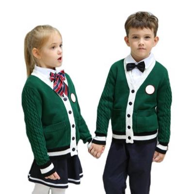 China School 2021 Custom Design Logo Wholesale High Primary Kindergarten School Uniform Boys And Girls In Autumn And Winter for sale