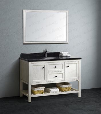 China Water Proof American Style Bathroom Vanity 60 Inch Luxury Bathroom Storage Vanity for sale