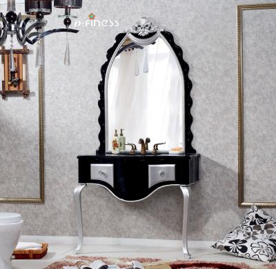 China Durable Antique French Style Floor Mounted Bathroom Vanity for sale