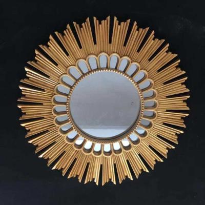 China Saudi Arabia Art Illuminated Decorative Bathroom Mirror for sale