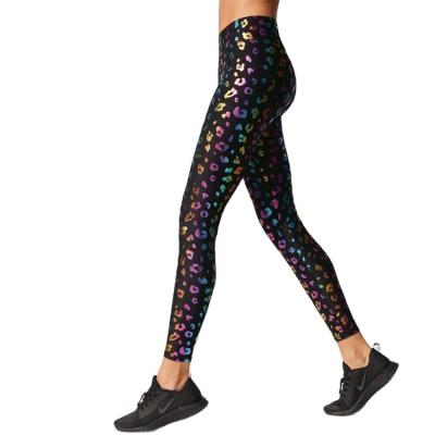 China Unique Girls Digital Printed Custom Logo Breathable Lift Up Rainbow Yoga Leggings Women Sports Pants for sale