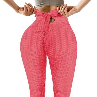 China OEM Breathable Women Gym Yoga Pants Custom High Waisted Butt Lift Booty Lift Up Gaiters Plus Size for sale