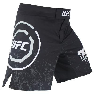 China Custom Spandex China Manufacturer Muttahida Majlis-e-Amal Shorts Training Fight Boxing Black Shorts for sale