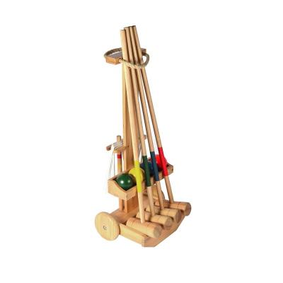 China Entainment 4 Player Garden Croquet Game Set For Outdoor Sport for sale