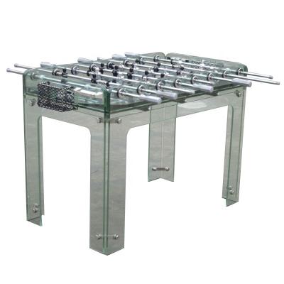 China Outdoor Luxury High End Glass Table Football Playset Foosball for sale