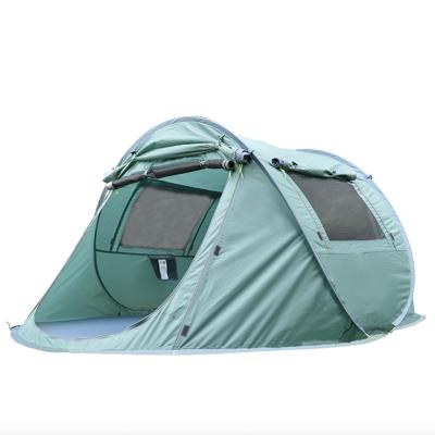 China Extended Type Single Layer Outdoor Camping Tent Waterproof Pop Up Tents Pop Up Tent for sale