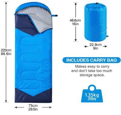 China Waterproof Outdoor\Garden\Beach\Camping\Ultralight Fishing Sleeping Bag Camping Bags Thickened Warm Winter Sleeping Bag Adult Outdoor Camping for sale