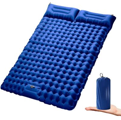 China Outdoor\Garden\Beach\Camping\Waterproof Lightweight TPU Fishing Air Mattress Ultralight Mat With Pillow Insulated Air Mat Outdoor Inflatable Sleeping Pad for sale