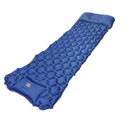 China Outdoor\Garden\Beach\Camping\Fishing Super Quality 10cm Thick Expanded Self Inflating Outdoor Inflatable Camping Mat Sleep Mat Foot Pump Camping Sleep Pad for sale