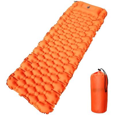 China Outdoor\Garden\Beach\Camping\Fishing Super Quality 10cm Thick Expanded Self Inflating Outdoor Inflatable Camping Mat Sleep Mat Foot Pump Camping Sleep Pad for sale