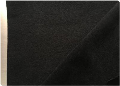 Chine Laine noire molle durable ISO9001 du tissu de bout droit de Knit 26% 150 largeurs de cm à vendre