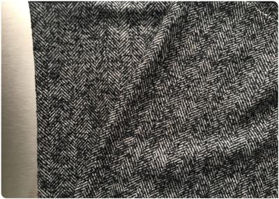 China Terry Cloth Herringbone Wool Fabric Home / Industry 58 Wool 42 Polyester for sale