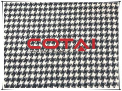 Κίνα Το διπλάσιο πλαισίωσε μικρό Houndstooth άσπρο και μαύρο για το χειμερινό παλτό των ανδρών γυναικών προς πώληση