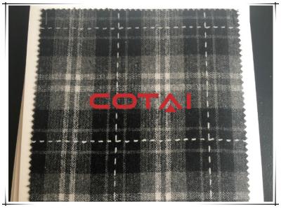 China Garn gefärbte Flanell-Plaid-dünn Schottenstoff-Wollgewebe-Cuttable Breite 58