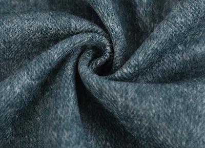 China Heavyweight Herringbone Wool Fabric / Medium Weight Wool Fabric For Overcoats for sale