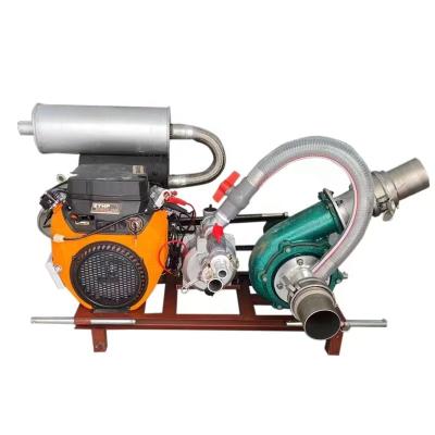 China Automotive Industry New feature  3inch 27 HP diesel gasoline sand pumping machine automatic no-filling sand pump river bottom pond dredging mud pump for sale