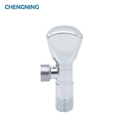 China General Cheap Slow Open Angle Triangle Core Zinc Alloy Plastic Plastic Angle Valves for sale