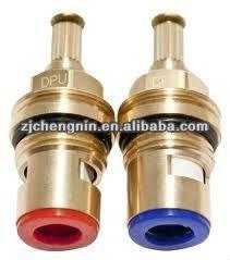 China G1/2 Poland 20teeth Spline Brass Ceramic Disc Brass Tap Valve Cartridge for sale