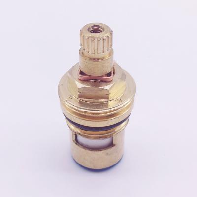 China Quick Open Faucet Brass Shaft Taps Ceramic Mixer Cartridge Brass Parts 1/2