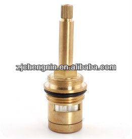 China Long Stem G3/4 Stop Valve Cartridge Mixer Stop Valve Brass Ceramic Core for sale