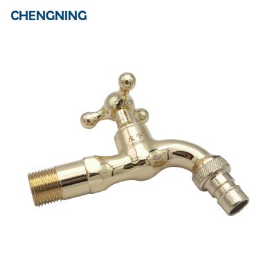 China Modern Wall Mounted European Washing Machine Faucet High Performance Ceramic Disc For Garden Bibcock Faucet for sale