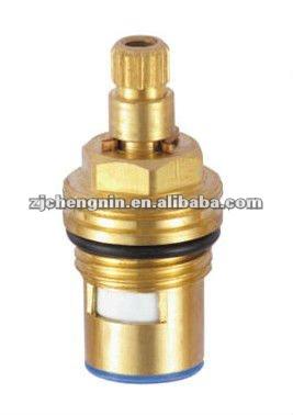 China Brass Groove Brass Ceramic Disc Cartridge Faucet Cartridge for sale