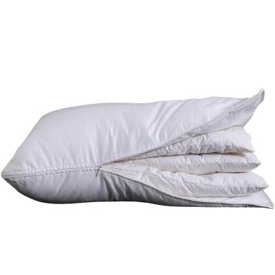 China Multilayer Microfiber Pillow Microfiber Sleeping Pillow With Zipper Double Stitching for sale