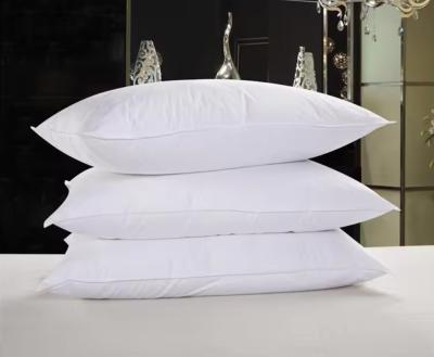 China Breathable Down Pillow With Firmness Hypoallergenic 100% Cotton Cover Down Neck Roll Pillow for sale