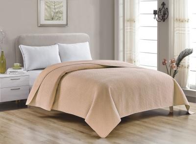 China Cubiertas de cama de gran tamaño de tamaño completo de la Reina Rey Ultrasonido Cubiertas de cama de verano Beige en venta