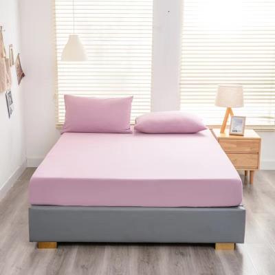 Chine Couleur personnalisée 100% coton draps de lit durables draps de coton pur toute saison à vendre