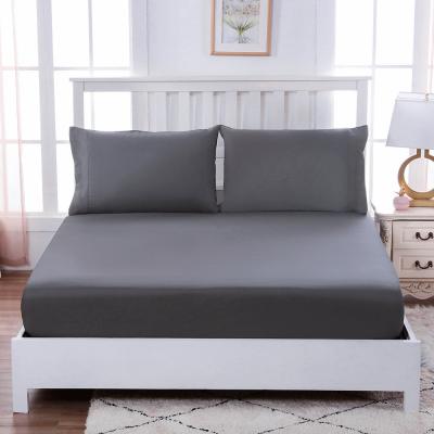 China Hypoallergenic Cotton Bed Sheet Set All Season Sustainable Bed Linen Soft Luxury Sateen Feel for sale