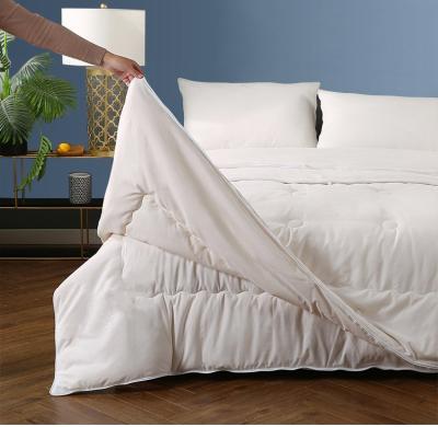 China Polyester Fill 4 Seasons Comforter Set White King Size Comforters for sale