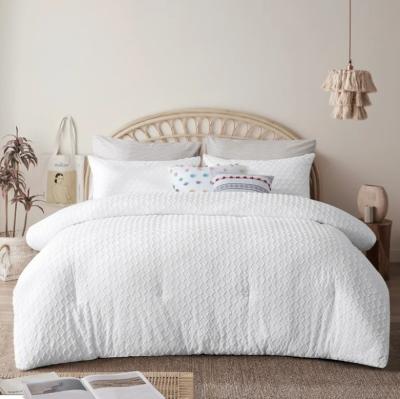 Chine Jacquard Tufted Cozy And Breathable Cotton Comforter Factory à vendre