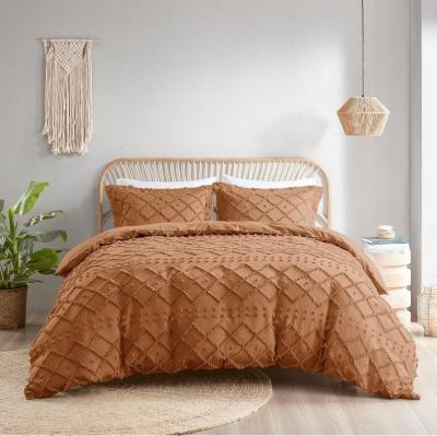 China Bohemian Style Jacquard Weichgeometrisches Muster Komfort Set Tufted 4-teiliger Bettwäsche Set zu verkaufen